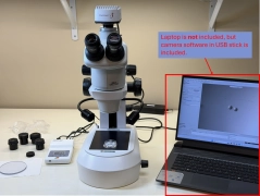 Nikon SMZ745T IVF Stereo Microscope ZEISS Tokai Hit Heated Stage Camera TESTED