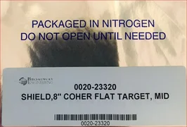 0020-23320 SHIELD, 8" COHER FLAT TARGET, MID AMAT ENDURA 5500