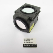 NIKON B-2E/C FITC FLUORESCENCE MICROSCOPE FILTER CUBE 96107M - SOME DEGRADATION