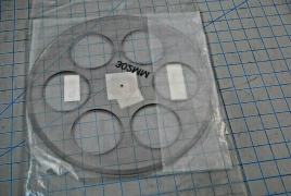 0270-04243 / AMAT CLEAR WAFER,302MM ROBOT PIN CALIBRATION 300MM 5.3FI/ AMAT