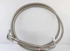 APPLIED MATERIALS 3400-00562 HOSE ASSY FLEX HELIUM 1/2IDX72"L STR-F/EL-M SST #