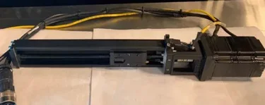 THK KR GUIDE LINEAR ACTUATOR , 6.5†TRAVEL , YASKAWA SERVO , AMAT 0190-27422