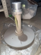 AMAT SHAFT, ALUM, CONSOLIDATED HTR, 200MM PE-, 0040-02539 Rev 003