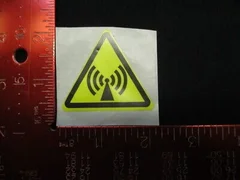 Applied Materials (AMAT) 3910-01099 LABEL CE WARNING NON-IONZ RADIAT TRIANG