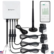 Advanced Energy Monitor - 3x120A Clamps, 1/3 Phase WiFi Meter, Smart Control