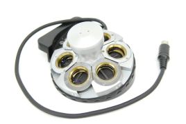 Nikon T-ND6-E Microscope Motorized DIC Sextuple Nosepiece - Read Description