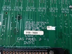 0100-76039, AMAT, Back plan board
