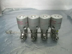 AMAT 0050-03446 Weldment, 4-Valve Assy, Fujikin, 316L-P, Type N.C., 451632