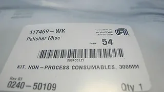 APPLIED MATERIALS P/N  0240-50109 POLISHER KIT 300MM