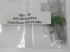 Lot of 50 each AMAT Applied Materials 0910-01018 Littelfuse 251004 4 AMP 125V VF
