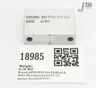 18985 APPLIED MATERIALS CLAMP END AR FLEX 8 GATE VALVE 0020-20700