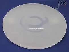 7609 LAM RESEARCH QUARTZ PLATE 37.2CMX19.8MM W/ 2 HOLDER(PARALLEL 716-028454-012