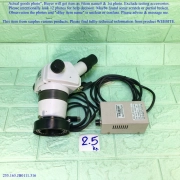Nikon SMZ445 10x/21 & Hayashi LP-2410 Microscope set as photo,sn:4827, rφm cmb