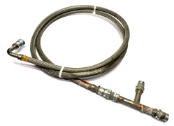 CTI Cryogenics 8043074G120 Helium Supply and/or Return Line SS 1/2" Fittings 10'