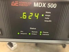 Advanced Energy MDX-500 DC Sputtering Power Supply - 6 mo wrty / # 3152296-004 A