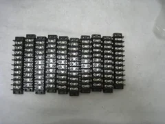 10 AMAT 1290-02194 term BLK 10p 2row 16-14AWG 300V 20A/16C