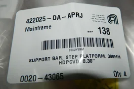 AMAT 0020-43065 SUPPORT BAR, STEP PLATFORM New 