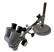 Nikon SMZ4 Stereo Microscope w/ Boom Stand & Dust Cover – 0.9x–4x Zoom, Labatory
