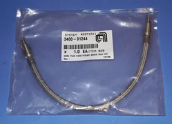 AMAT 3400-01244 Hose Flex 1/4OD TFE/SST Braid 12LG 1/4T Applied Materials