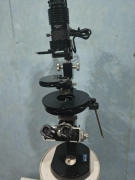 Nikon Binocular Compound Microscope Upright 38019 43925 HKW10x Japan Lab Black