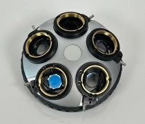Nikon Diaphot Quintuple 5-Position Nosepiece Objective Turret A Microscope