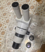 Nikon SMZ800 Microscope with C-W10xB/22 Eyepieces, Plan 1x Objective.