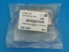 Applied Materials 3300-04819 FTG HOSE BARB 3/4H X 3/16-12 FEM SWVL SST LOT OF 2