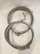 2 CTI Cryogenics Flexible Braided Stainless Helium Line Hoses 8043074G120 (10FT)