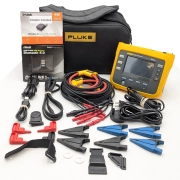 Fluke 1738 3-Phase Advanced Energy Logger Power Meter Analyst w/Case Yellow
