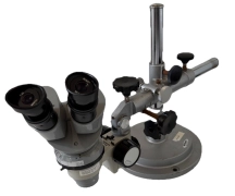 Nikon SMZ4 Stereo Microscope w/ Boom Stand & Dust Cover – 0.9x–4x Zoom, 10x