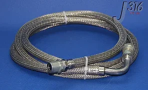 2840 CTI/AMAT SS FLEXIBLE HOSE 1/2" FEMALE W/ 3/4 MALE ELBO 8081577 / 3400-01117
