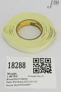 18288 RAYCHEM FOOT HEATING CABLE GLASS TAPE, LAM PN: 955-009328-001 C77220-000