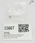 15667 APPLIED MATERIALS GSKT VCR 1/8 NI CONTOURED (NEW) 3320-01179
