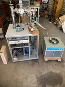 CTI-CRYOGENICS CRYO-TORR 8 W/ MODEL SC COMPRESSOR(50HRS) W/ WELCH 1402 VACUUM