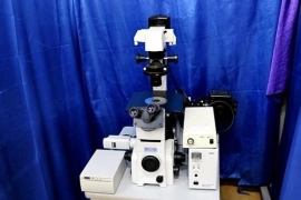Nikon Eclipse TE2000-U Inverted Fluorescence Microscope Power On 100V Set