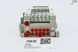 29839 SMC 5-SLOT PNEUMATIC MANIFOLD, AMAT 4060-00959 VV5Q11-05-X3108V