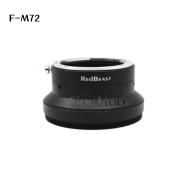 1PCS New Nikon F to M72 Thread Adapter Flange 34.5mm For F-M72 Industrial Camera