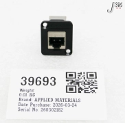 39693 APPLIED MATERIALS COUPLER, MODULAR SHIELDED PANEL MOUNT RJ NEW 0720-11762