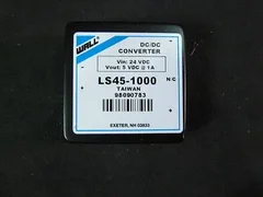 AMAT 0730-01008 CONV 24VDC/5VDC 1000MA 2"X2"X.4" SRF-MT, WALL LS45-1000