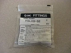 SMC One-Touch Male Elbow Fitting, KSL03-32, New (Lot of 2 per package)