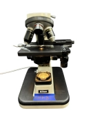 Nikon Alphaphot-2 YS2-H PARTS Microscope Body & Objectives (LOT 3)