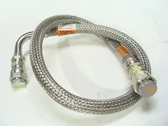 CTI 8081617 / AMAT 3400-01084 Cryo-Torr Cryopump Stainless Pressurized Hose 39"