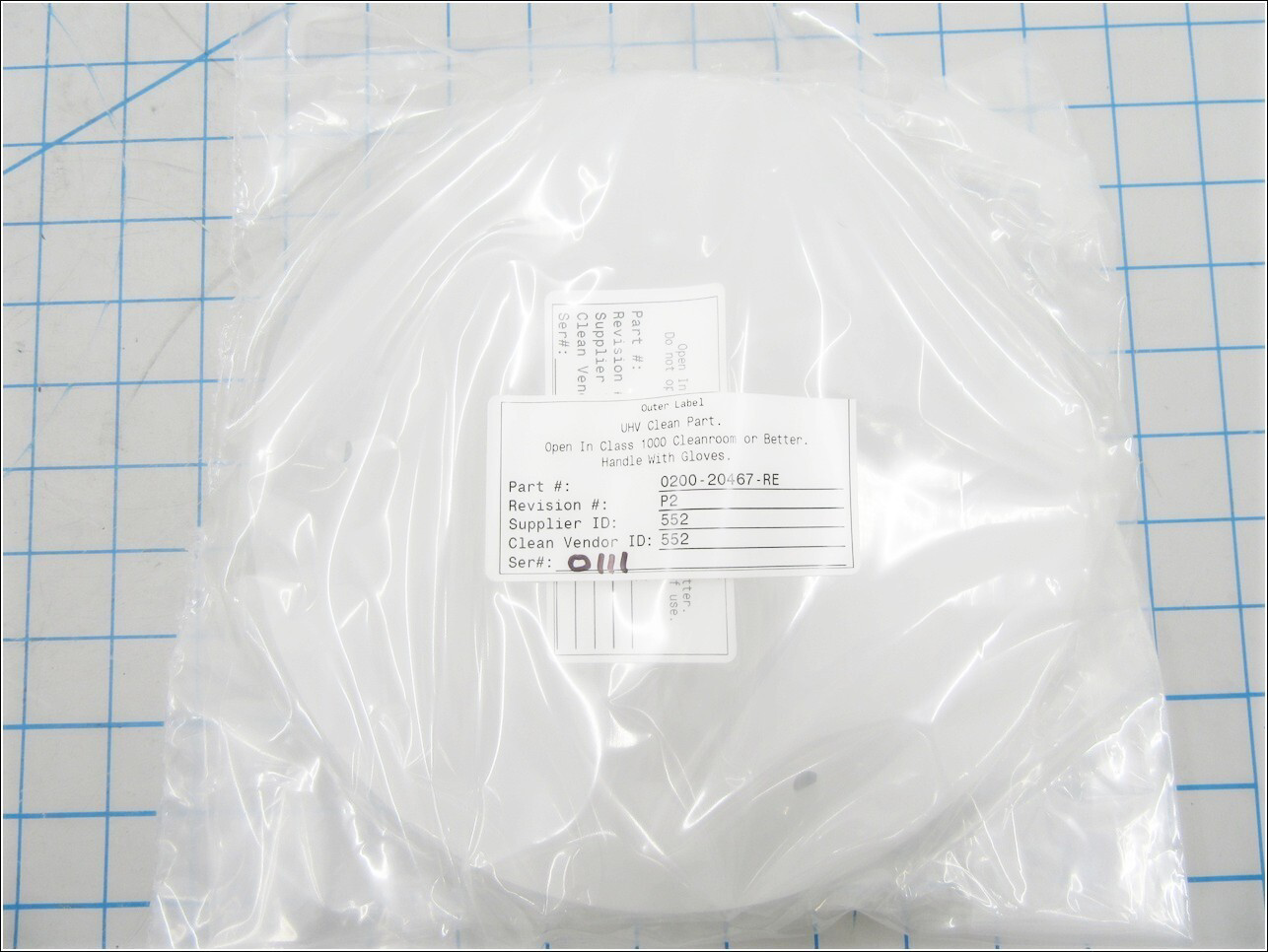 0200-20467 / INSULATOR, QUARTZ, PIK / AMAT