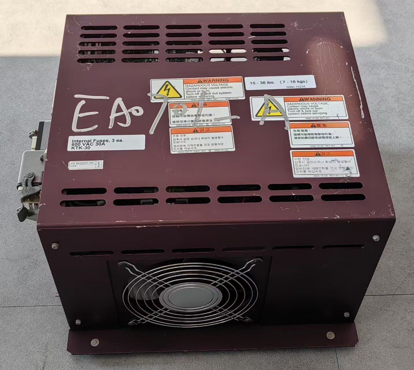 KOLLMORGEN 4 CHANNEL MAGNET DRIVER AMAT 0190-17272 #pq