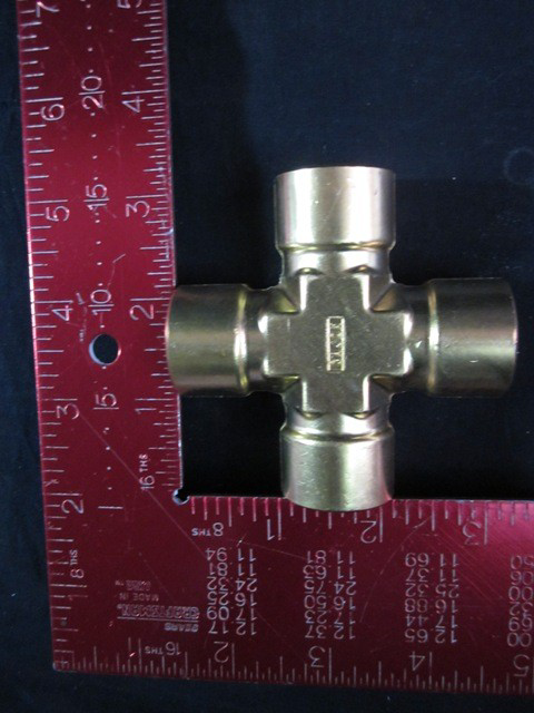 Applied Materials AMAT 3300-33266 Fitting Cross Pipe Union 12 FNPGT BRS