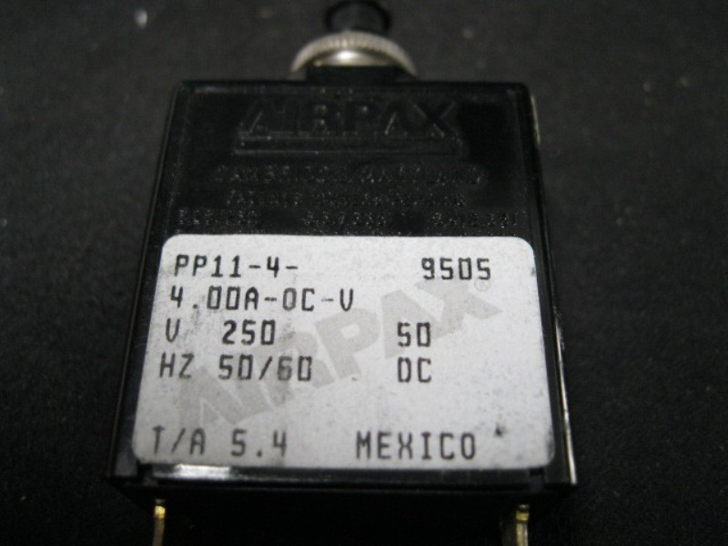 APPLIED MATERIALS(AMAT) 0680-01107 SANKEN-AIRPAX PP11-4-4.00A-OC CB MAG 1P 4.0A