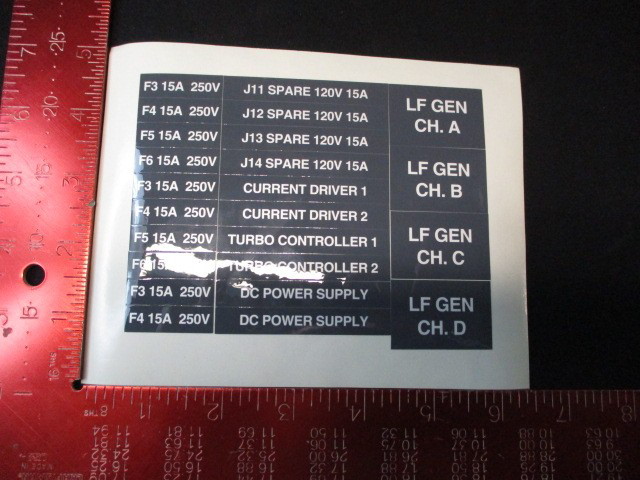 Applied Materials (AMAT) 0060-76122   LABELÂ  (PACK OF 93)