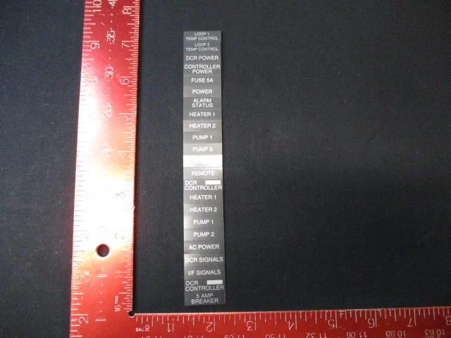 Applied Materials (AMAT) 0060-09116 Label Set, Controller (PACK OF 25)