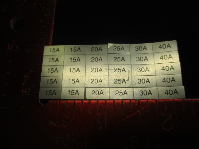 Applied Materials (AMAT) 0060-70034 LABEL SET, (PACK OF 25)