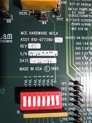 LAM Research 810-077390-001 MCE Hardware INTLK